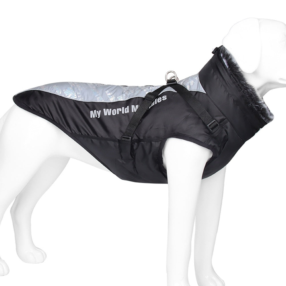 Keep Your Furry Friends Warm and Safe with Our Pet Warm Waterproof Reflective Shell Jacket