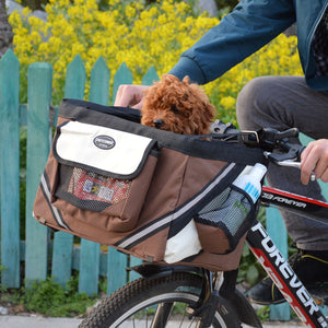 The Ultimate Pet Bicycle Front Basket for Safe and Fun Adventures