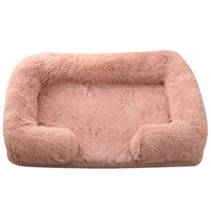 Unleash Comfort with the Pet Plush Round Bed House Carrier